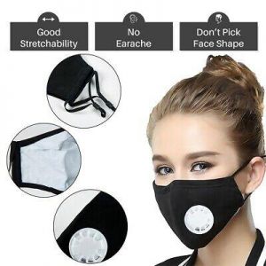    Washable Reusable Activated Carbon Filter With Respirator Filters Face Filter
